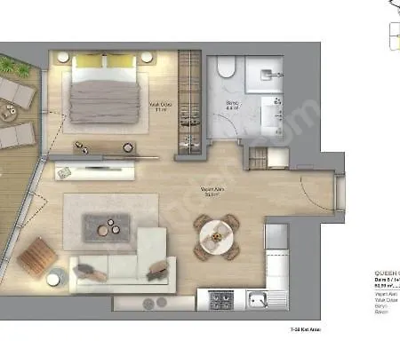 Luxury 1+1 With Sea And City View Διαμέρισμα